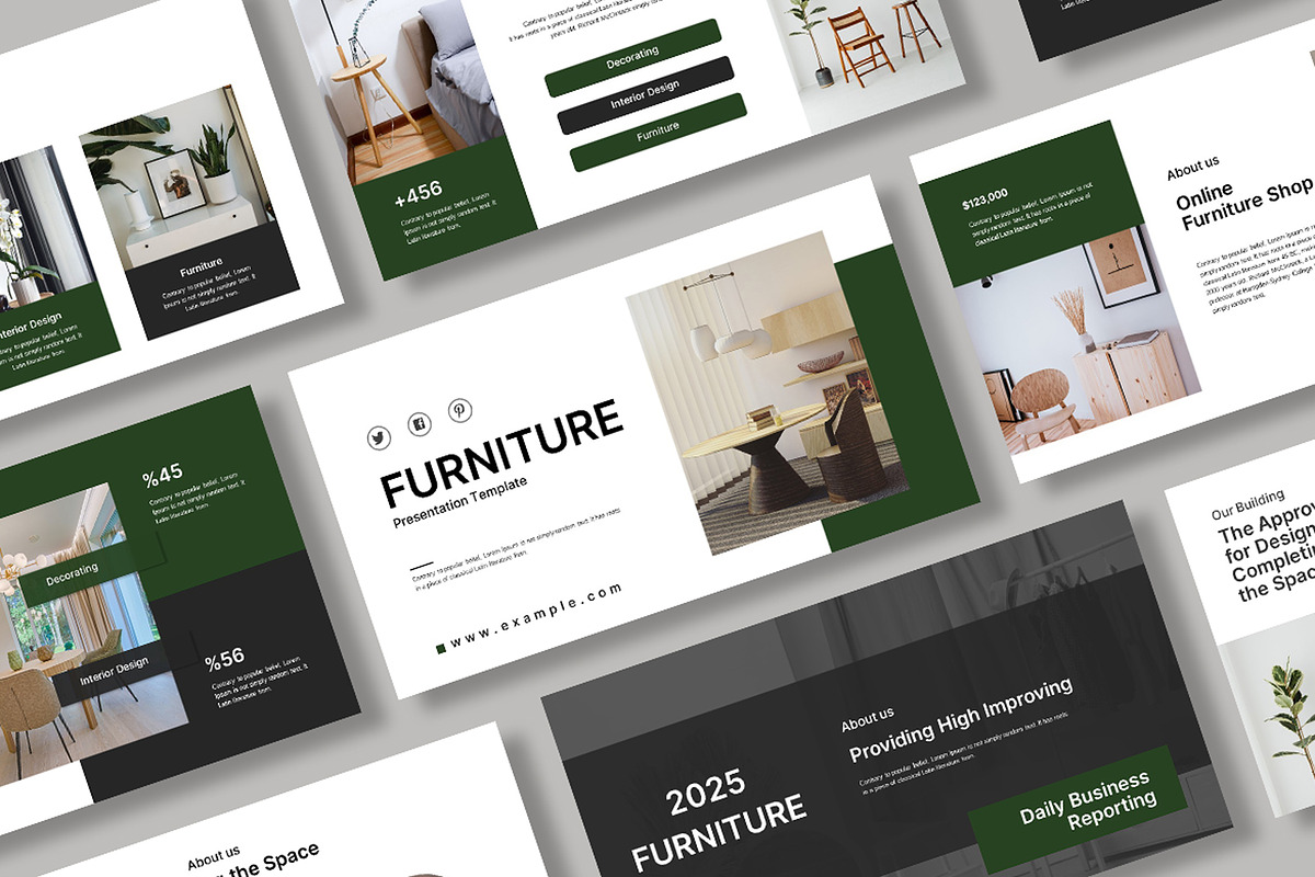 Furniture Presentation Template, a Presentation Template by Slide_Genius1 (Photo 2 of 6)