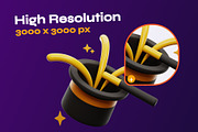 Birthday 3D Icon pack, a Food & Drink 3D Model by orenjidesign (Thumbnail 3 of 8)