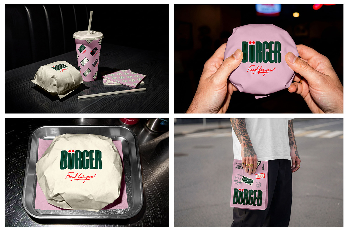 Burger Mockups - Bar Scenes, a Packaging Mockup by Mr.Mockup™ (Photo 13 of 13)