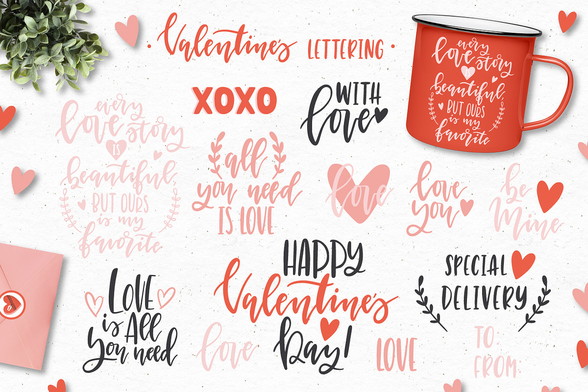Valentine's Day Clip arts & quotes, an Object Graphic by lokko studio (Photo 7 of 8)
