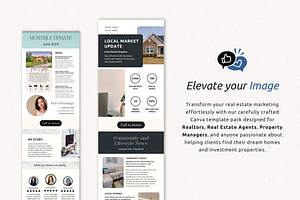 Real Estate Newsletter Template Pack