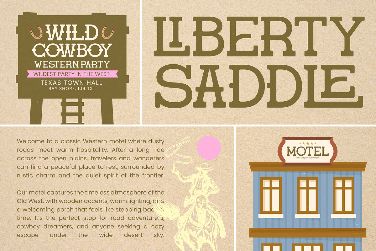 Gatius Rodeo Vintage Slab Serif, a Slab Serif Font by timelesstype.co (Photo 11 of 20)