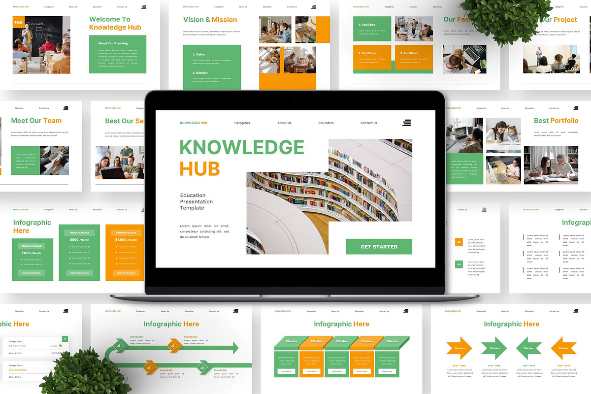 Knowledge Hub - Education GSL, a Presentation Template by Deepslide Studio (Photo 4 of 6)