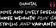 Chantal, a Handwritten Font by Device (Thumbnail 5 of 5)