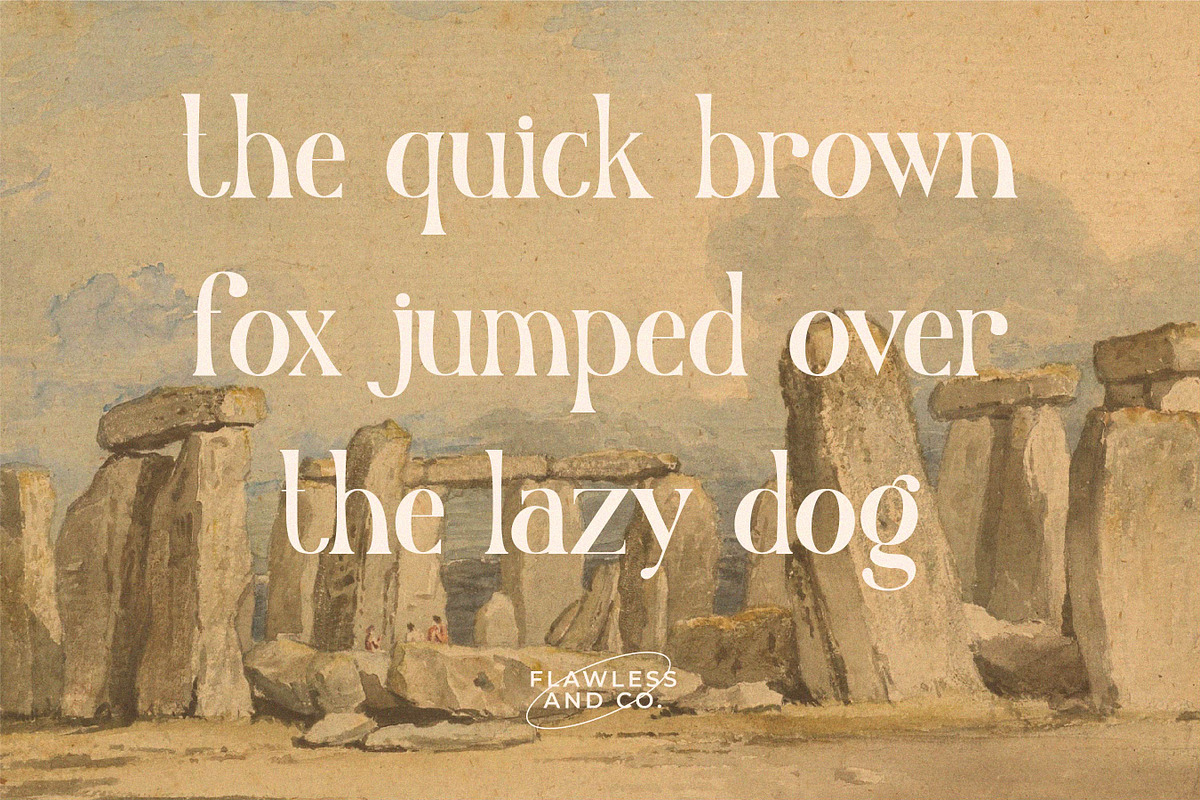 Nadier - Classic Retro Typeface, a Serif Font by Flawless And Co (Photo 12 of 12)
