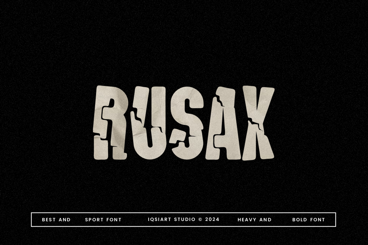 Grunge Vrolesan - Typeface Font, a Sans Serif Font by Iqsiart Studio (Photo 6 of 6)