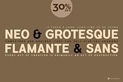 Flamante Sans -8 fonts-, a Sans Serif Font by deFharo (Thumbnail 6 of 7)