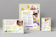 Kindergarten Flyer Template, a Flyer Template by StockLayouts (Thumbnail 1 of 3)