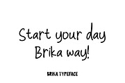 Brika – Handcrafted Font Duo + Bonus, a Sans Serif Font by Rillatype (Thumbnail 7 of 11)
