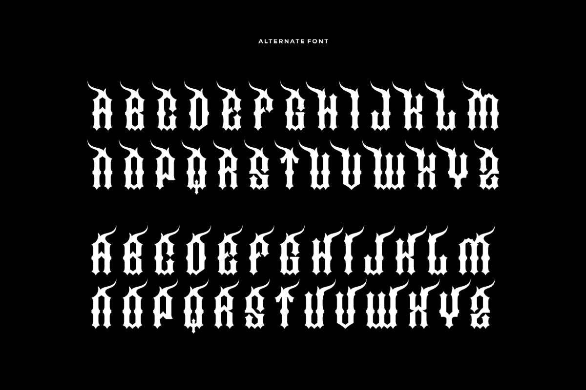 Scomgah Gelojas - Medieval Font, a Blackletter Font by Iqsiart Studio (Photo 8 of 9)
