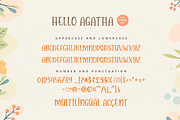 Hello Agatha Font Duo + Extra Doodle, a Script Font by zeenesia (Thumbnail 10 of 12)