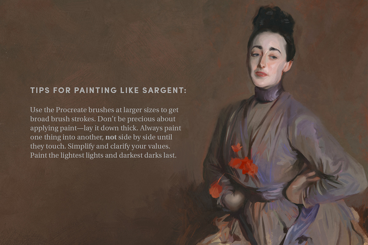 Sargent's Oils – Procreate Brushes, a Brush Add-On by Sadie Lew (Photo 7 of 8)