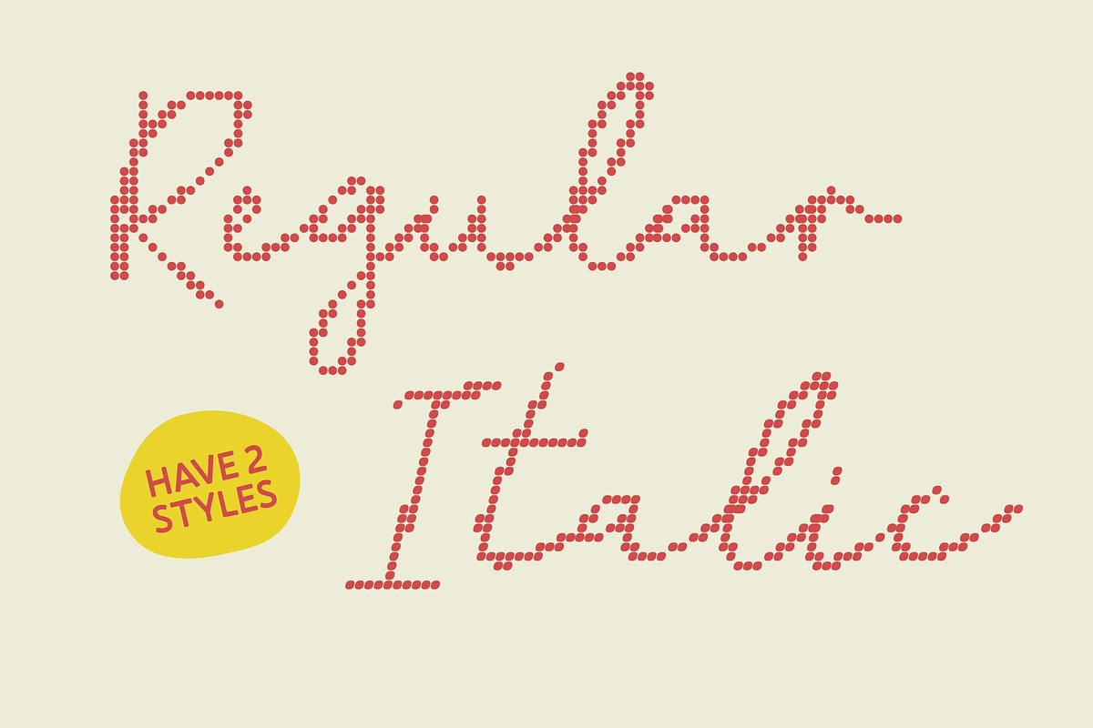 CS Ruska Disco, a Script Font by Craft Supply Co. (Photo 3 of 8)