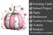 Whimsical Fall Pastel Pumpkin PNG, a Seasonal Illustration by Canvas Craft (Thumbnail 3 of 10)