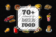 70+ elements of American food, a Food Illustration by graphicsoup (Thumbnail 1 of 5)