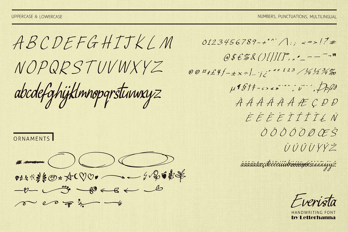Everista Classy Script Font, a Script Font by Letterhanna Studio (Photo 9 of 10)