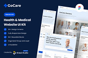 Gocare Health Medical Website UI Kit, a Templates & Theme by Streal Creative (Thumbnail 1 of 7)