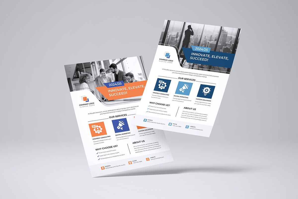 Business Flyer | Canva | Word, a Flyer Template by Template Zone (Photo 2 of 6)