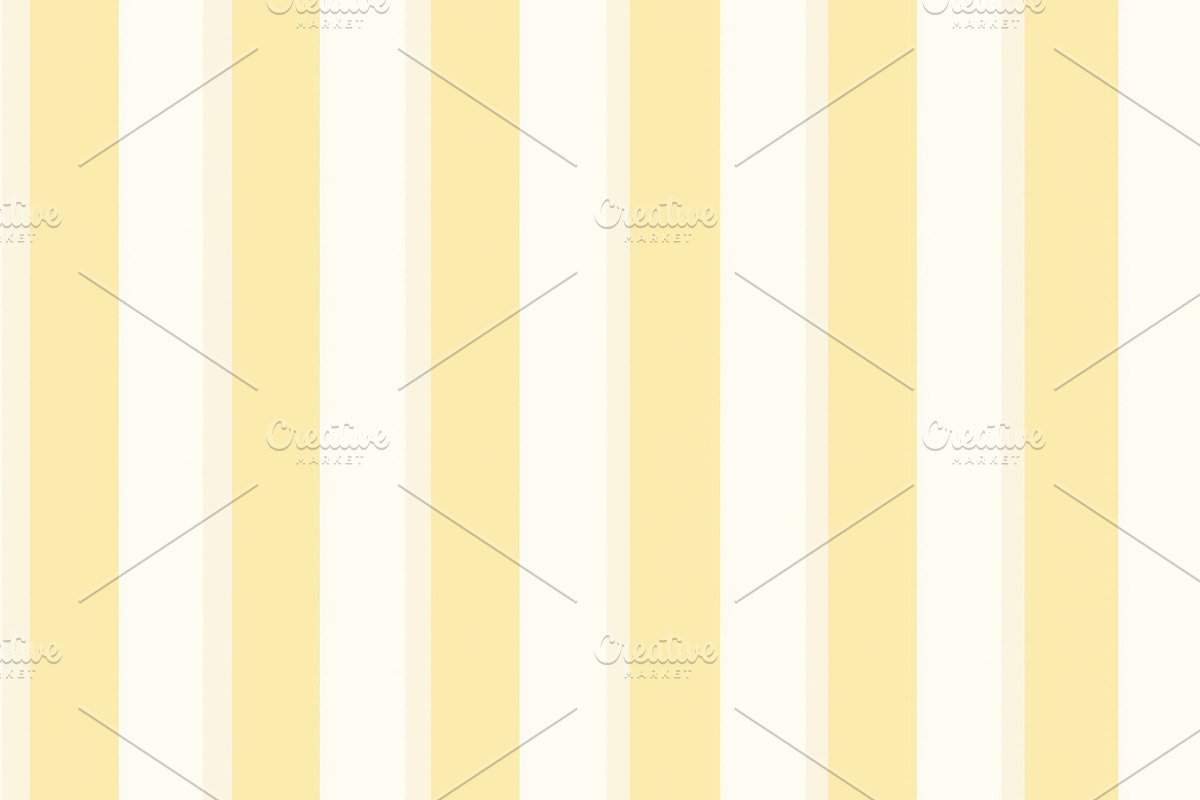 Seamless pattern, yellow and white vertical stripes forming a cl, a Pattern Graphic by Studio ANNA