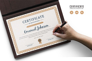 439. Modern Certificate Template