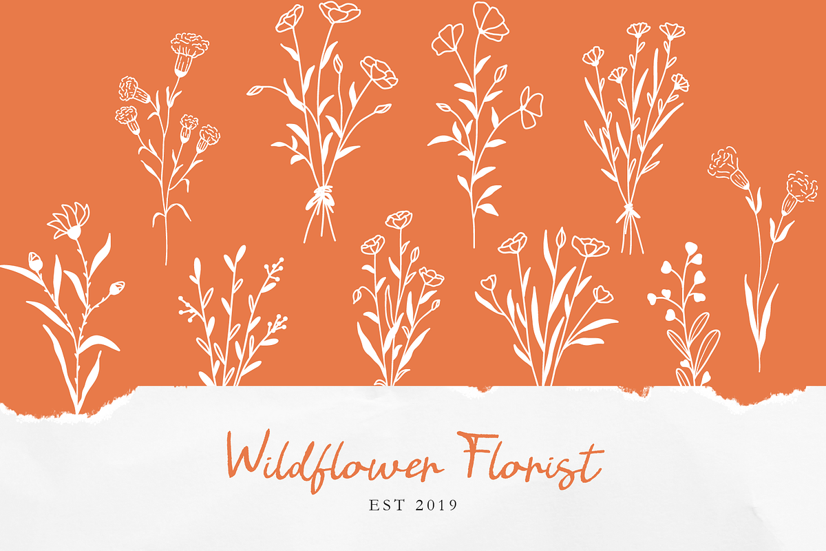 Wildflowers Line Art No:7, a Texture Illustration by Kaya Fonts (Photo 14 of 17)