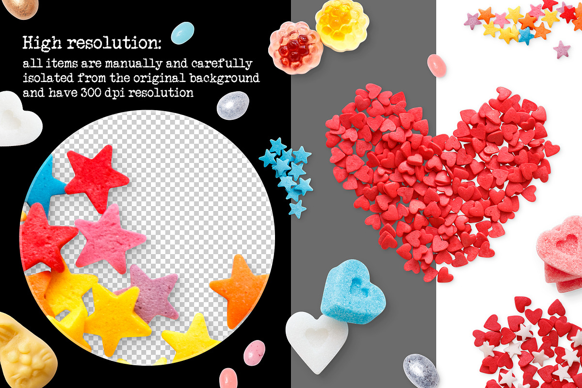 Isolated Sweet Items, a Product Mockup by rubinat (Photo 2 of 5)