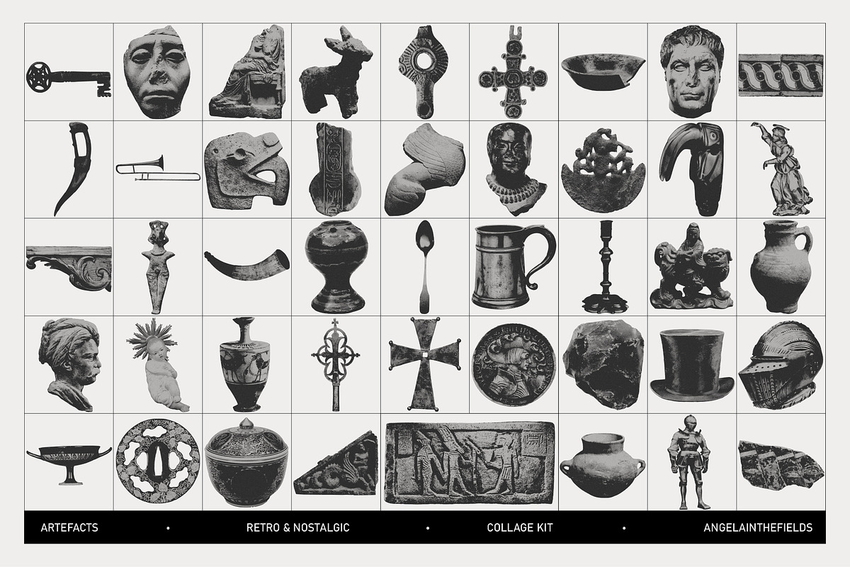 ARTEFACTS Academia Collage Kit, an Object Graphic by angelainthefields (Photo 11 of 12)