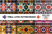 Collection Bright Aztec Patterns, a Pattern Graphic by tomuato (Thumbnail 1 of 4)
