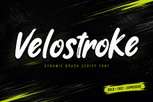 Velostroke – Brush Script Font