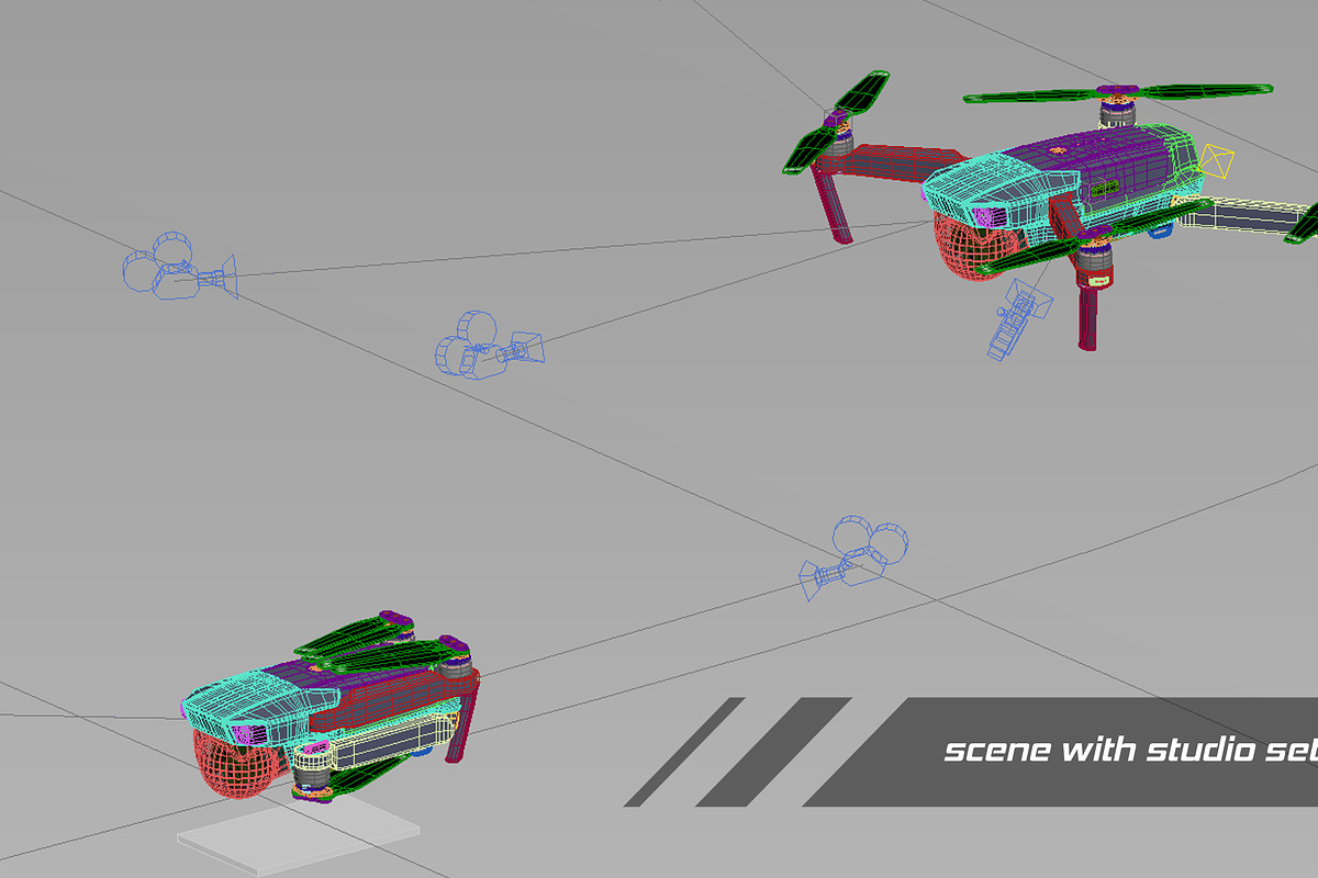 dji mavic pro quadcopter 3d model, a Cars & Vehicle 3D Model by arapps3d (Photo 12 of 12)