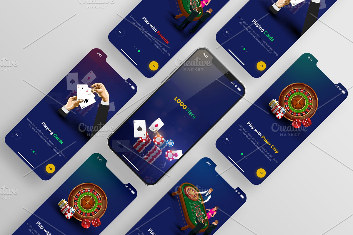 Poker Chips Sets & Playing Cards, an UI Kit Template by DesignBox (Photo 3 of 3)