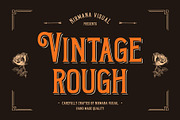 Vintage Rough, a Serif Font by Nirmana Visual (Thumbnail 1 of 10)