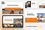 Delbuilder Construction Google Slide, a Presentation Template by SquidPixey (Thumbnail 1 of 6)