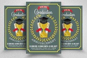 Graduation Flyer Template, a Flyer Template by Business Flyers