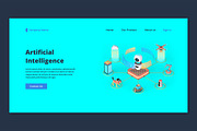 3D AI Illustration, a Scene 3D Model by Flat Icons (Thumbnail 2 of 6)