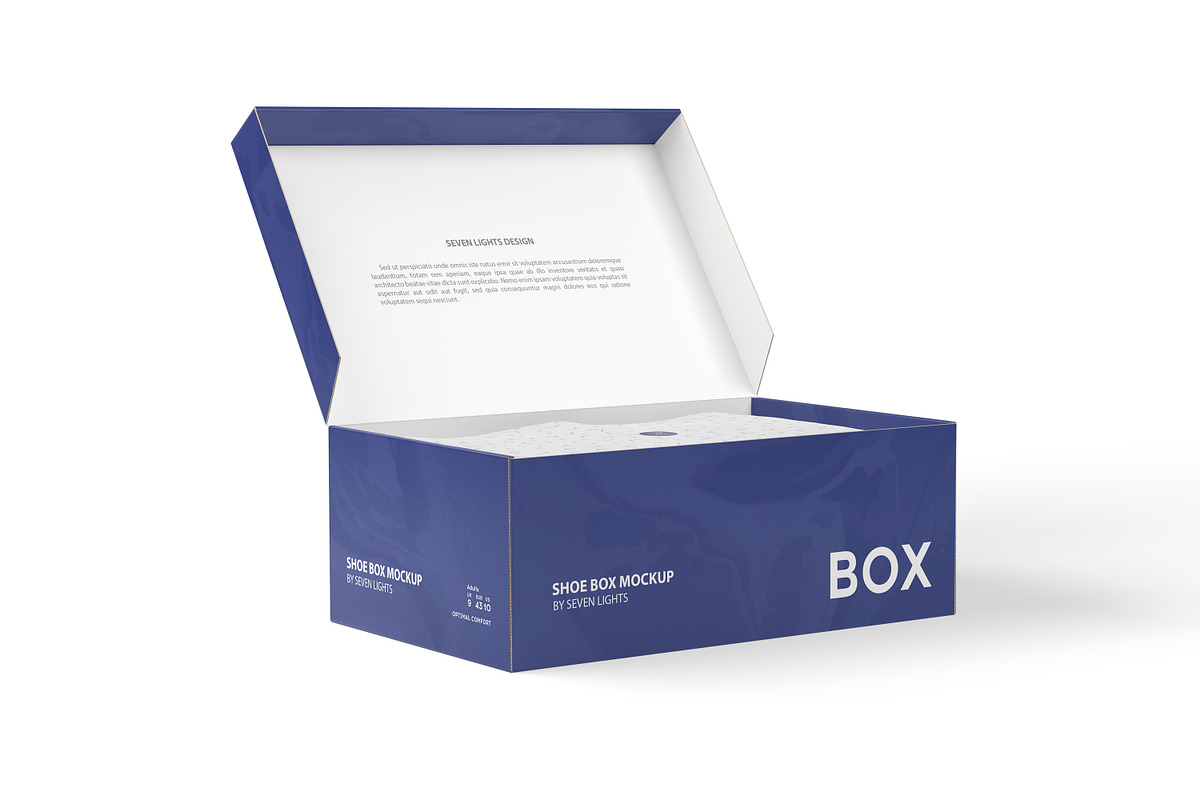Shoe box Mockup, a Packaging Mockup by Seven Lights (Photo 6 of 10)