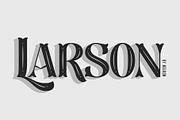 Larson Display, a Font by nurrontype (Thumbnail 2 of 11)