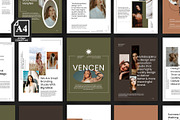 Vencen A4 Vertical Google Slide, a Presentation Template by Spesifikstd (Thumbnail 1 of 8)