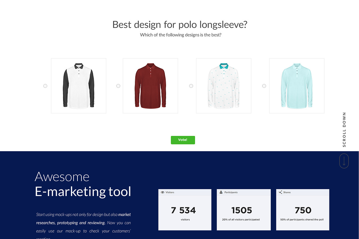 Polo Longsleeve Ghost Mock-ups FREE, a Books & Magazine Mockup by Apparel_Mockups (Photo 17 of 22)