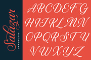Salazar - Lettering Script, a Script Font by Konstantine Studio (Thumbnail 6 of 9)