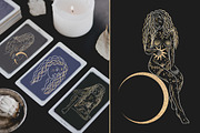 Moon girl. Cosmic female energy, an Object Graphic by Chikovnaya (Thumbnail 4 of 11)