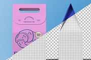 Eco Food Takeaway Box Mockup, a Packaging Mockup by graphicsauce (Thumbnail 2 of 4)