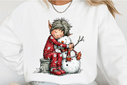 Christmas Elf Clipart, an Illustration by OK Design (Thumbnail 5 of 6)