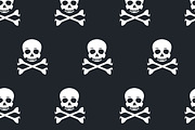 Seamless pattern with skull, a Pattern Graphic by Viktorijareut (Thumbnail 1 of 2)