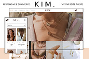 Wix Ecommerce Website Template | KIM, a Wix Template by Design Unique (Thumbnail 1 of 10)