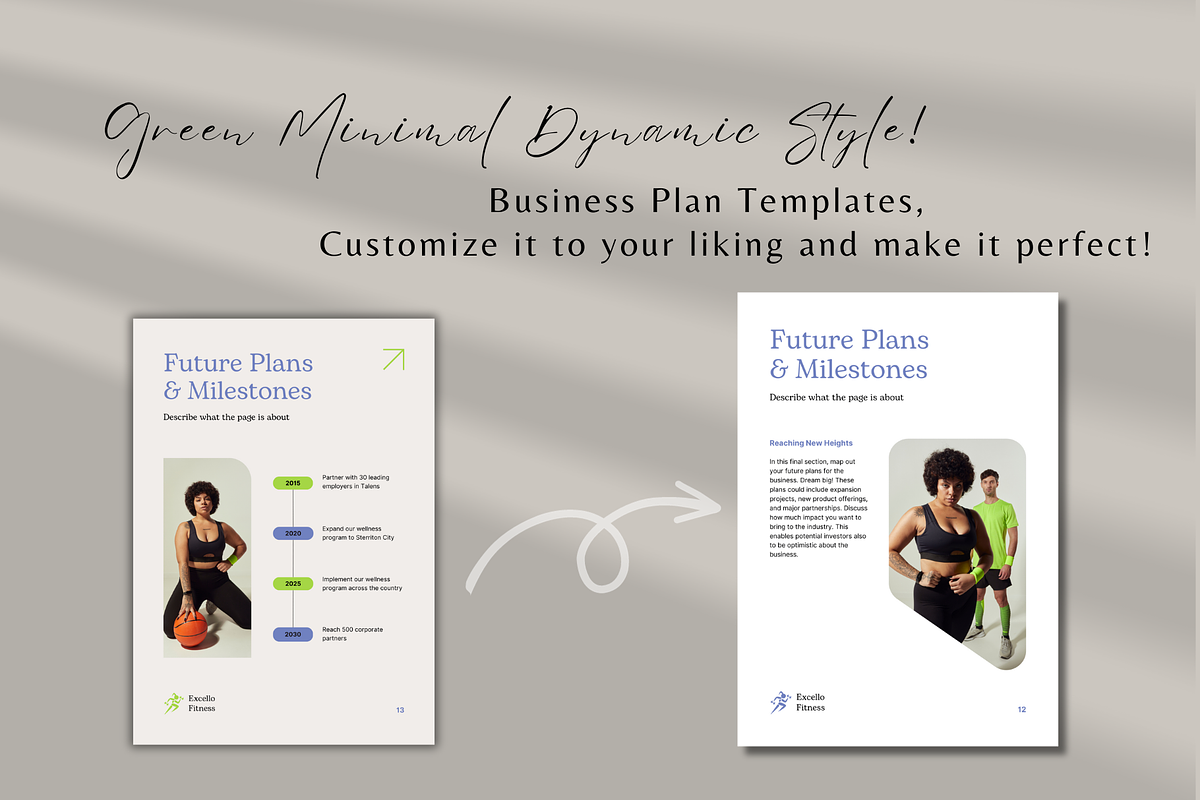 18 Pages Minimal Business Plan, a Print Template by TheSimplySereneShop (Photo 5 of 8)