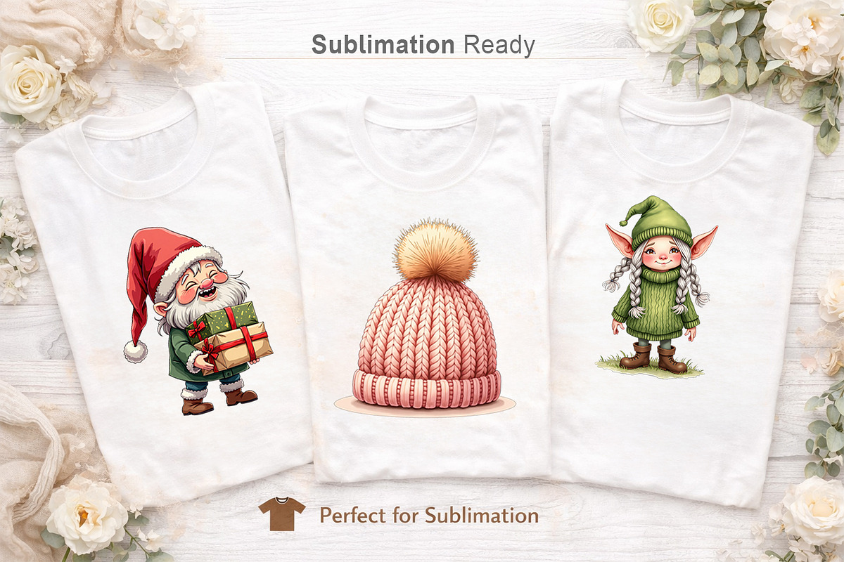 UglyCute Nordic Christmas Clipart, an Illustration by Artnoy (Photo 3 of 8)