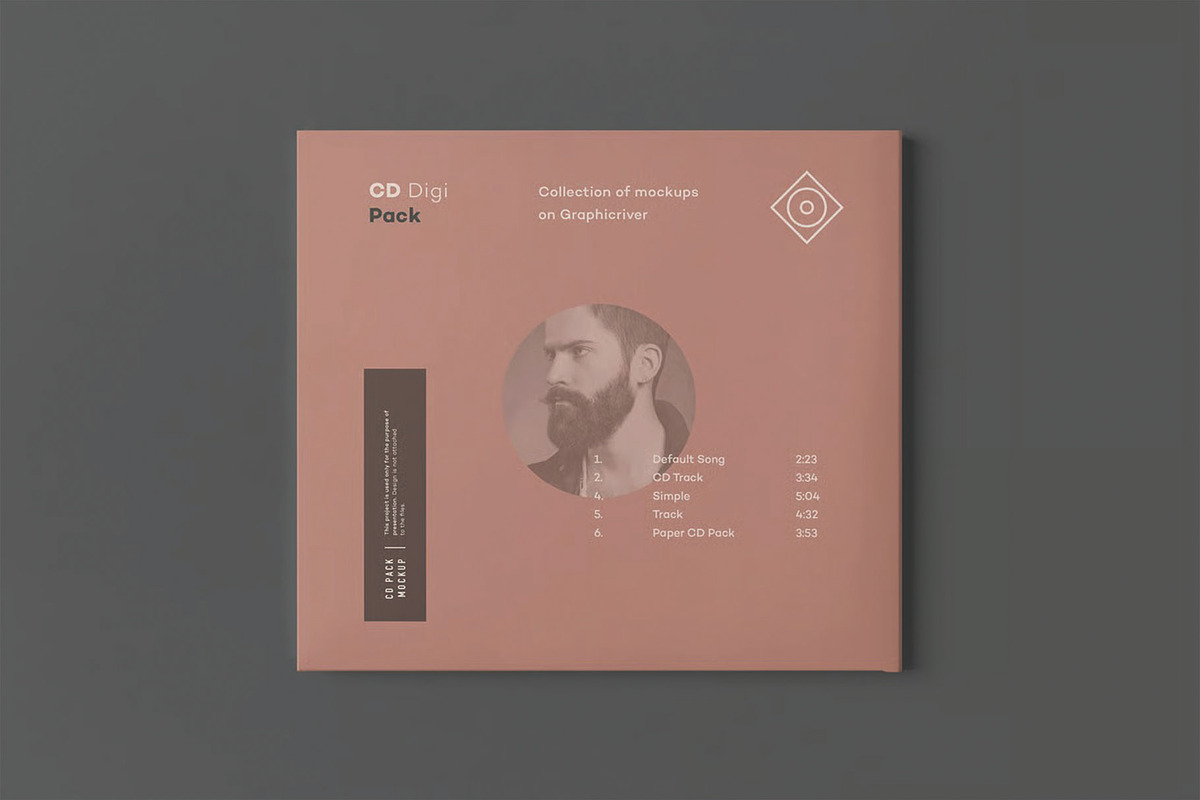 CD Digi Pack Mockup - Album Cover, an Advertising Mockup by DesignRushMarket (Photo 15 of 15)