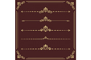 Vintage Set of Vector Horizontal, a Decorative Illustration by FineArtStudio (Thumbnail 1 of 3)