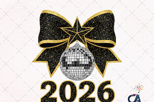 New Year Coquette 2026 PNG, an Illustration by Creative Art